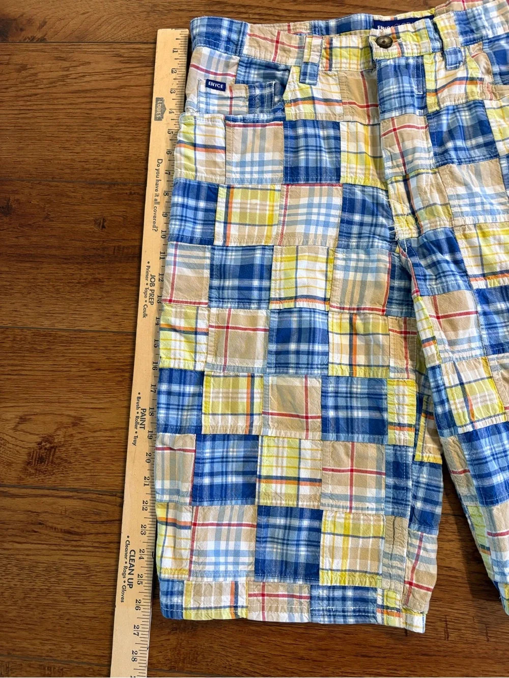 Y2K ENYCE Patchwork Shorts – Size 36 Men